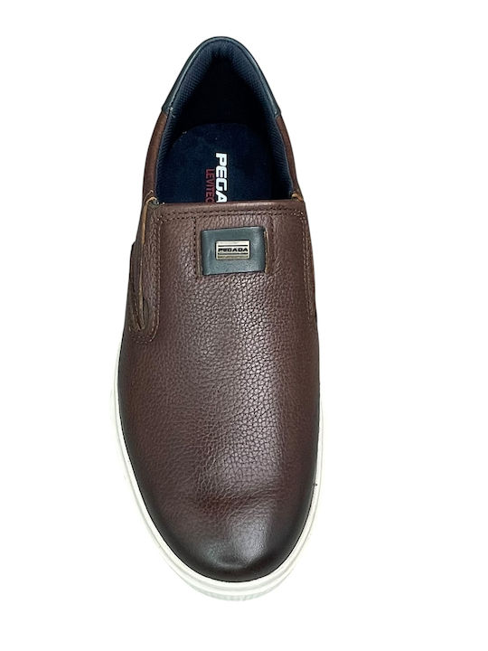 Анатомични Кожени Мъжки Slip-On Кафяви АН-03261-2-6