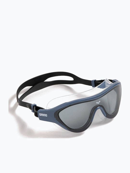 Arena One Mask Swimming Goggles Adults with Anti-fog Lenses Blue