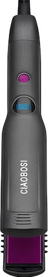 Avizar Glätteisen 60W In Keramik Integrierte Kamm Schnelles Aufheizen Schwarz
