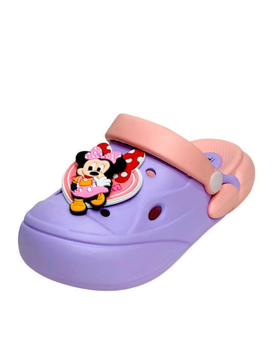 Kids Beach Clogs Purple