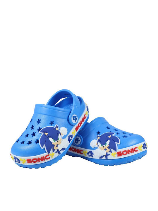 Sonic Kids Anatomic Clogs for Beach Blue