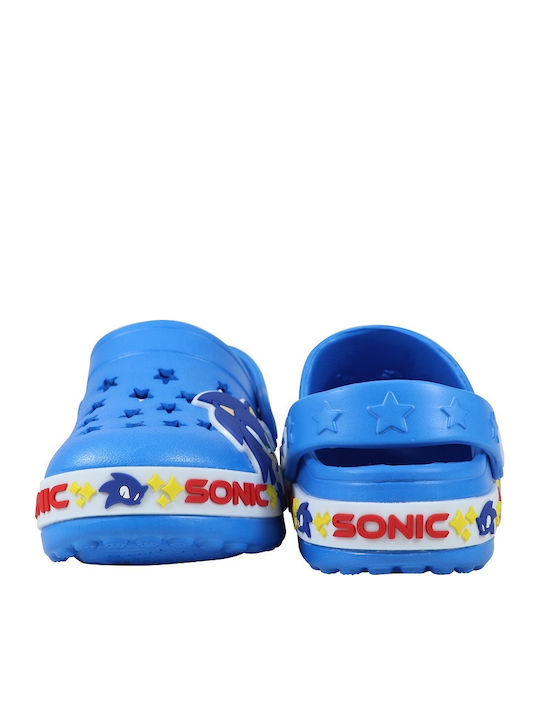 Sonic Kids Anatomic Clogs for Beach Blue
