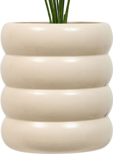 Artificial Plant Pot 45cm A-s Poolside 214008 White Ceramic