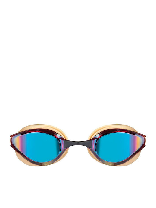 Arena Python Adult Swimming Goggles with Anti-Glare Lenses Gold