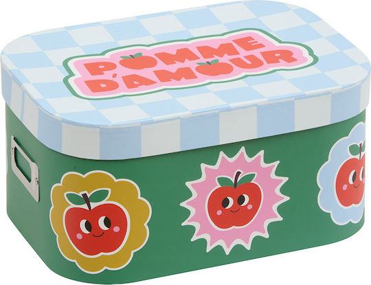 Children's Storage Box Made of Cardboard A-s Chachapop Light Blue 3 Pieces