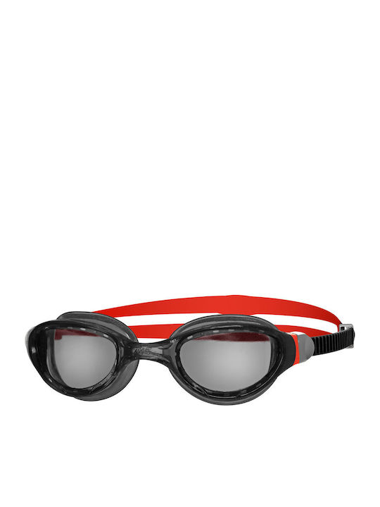 Zoggs Endura Swimming Goggles Adults Black/White/Smoke