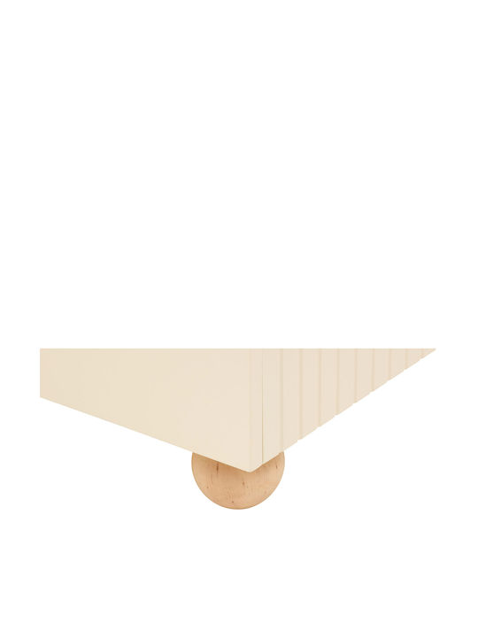 Children's Storage Box Made of Wood A-s Bouli Beige 60x36x30cm
