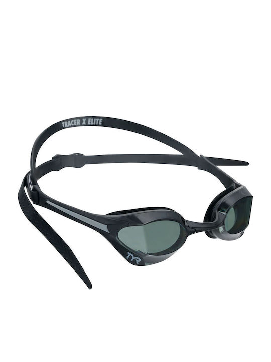 Tyr Tracer-x Elite Γυαλιά Κολύμβησης Ενηλίκων Μαύρα
