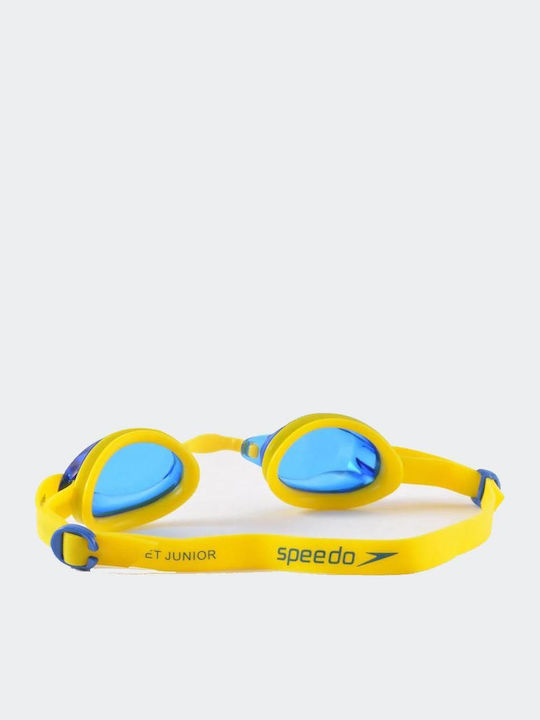 Speedo Jet Swimming Goggles Kids with Anti-fog Lenses Yellow