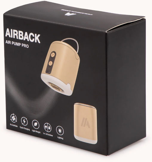 Φορητή Τρόμπα Airback Air Pump Pro Usb-c Μπεζ Abapprob