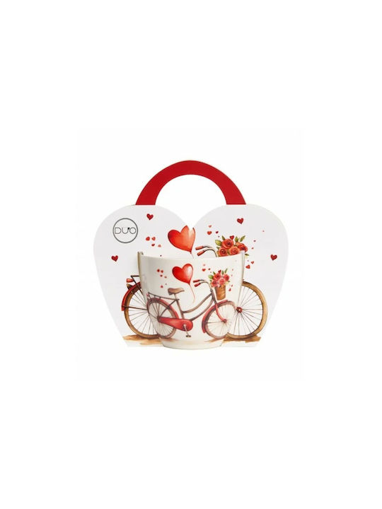 Чаша Порцеланова Duo Gift Bike 460мл D97496