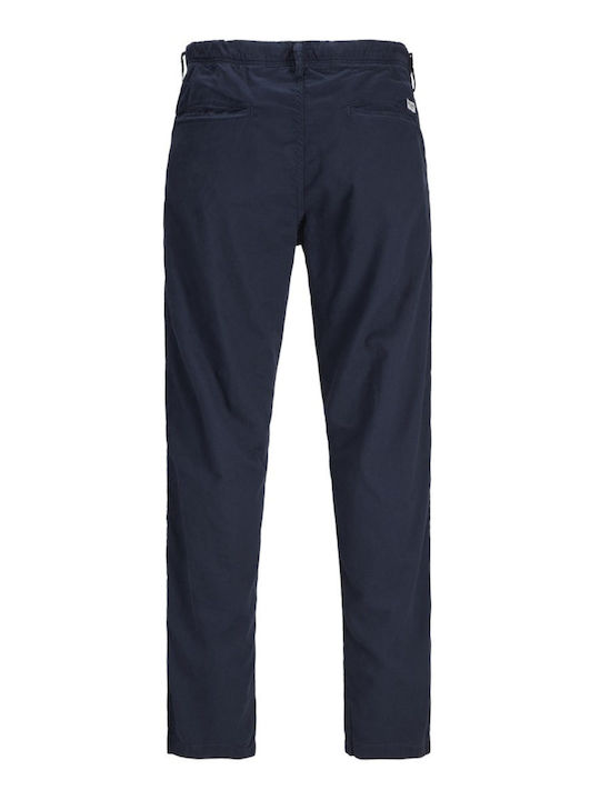 Herrenhosen Chino in Entspannt Passform Blau