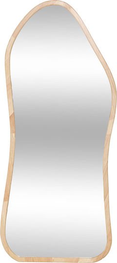 Tamy Ganzkörper Oval Beige Wandspiegel 150x75cm