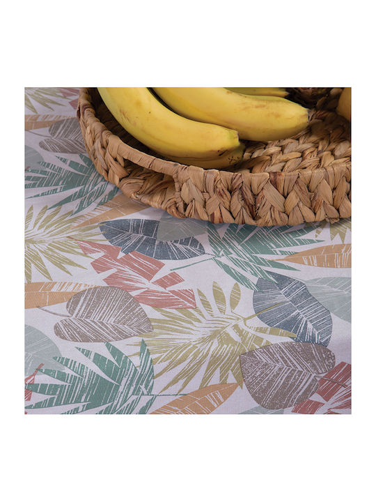 Nef-Nef Homeware Baumwoll- Fleckabweisendes Tischtuch Leaferio Leaferio 140x240cm