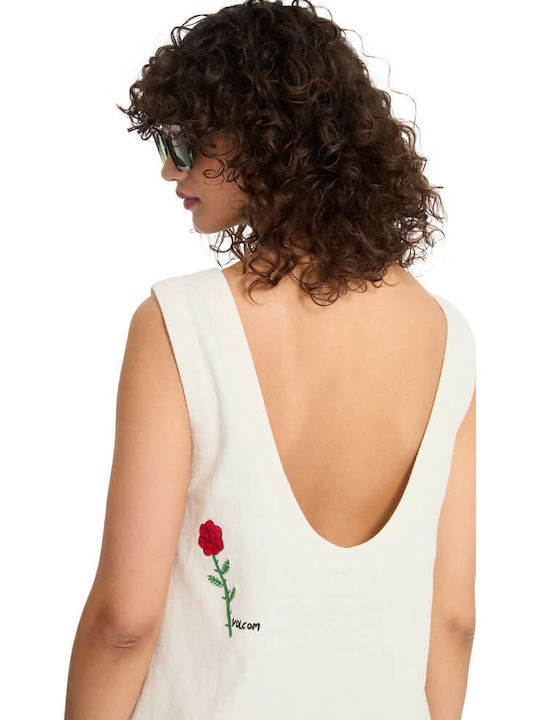 Dress Καλοκαιρινό Mini Φόρεμα Cream