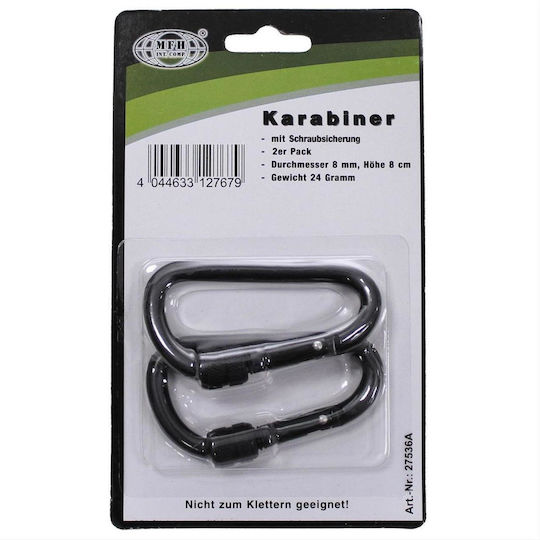 MFH Lockable Carabiners 2pcs