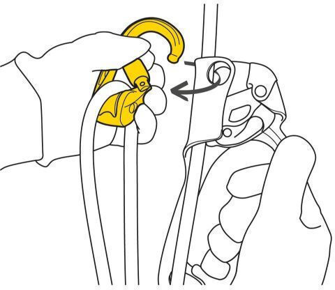 Petzl Rollclip Triact P75-TL Lockable Carabiner 1pcs