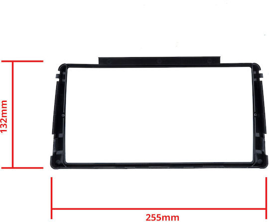 Einparts Autoradio-Einbaurahmen Skoda Octavia 2004-2013 Yeti 2009-2017 Clips