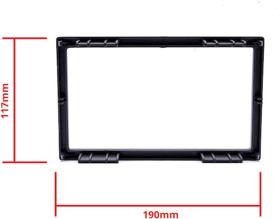 Einparts РадиоCD Рамки За Автомобил Ford Galaxy 2000-2006 Sharan 2004-2010 Clips