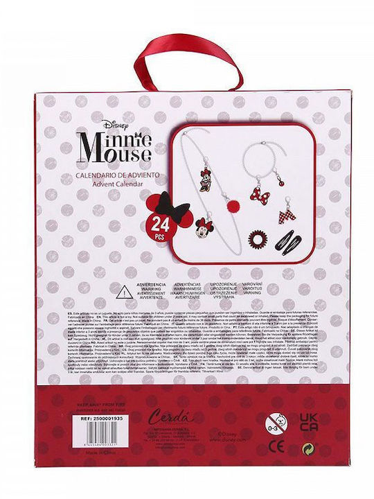 Advent Calendar Christmas Beauty Accessories 24 Days Disney Minnie Mouse