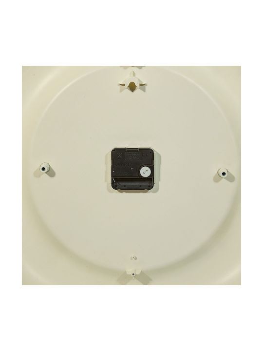 A-s Mifo Wall Clock Plastic Ecru Ø39cm