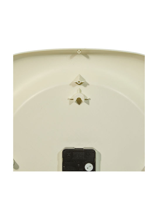 A-s Mifo Wall Clock Plastic Ecru Ø39cm