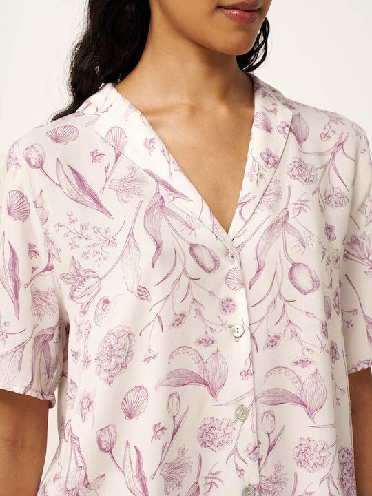 Vamp Summer Women's Pyjama Set Rose Dusty