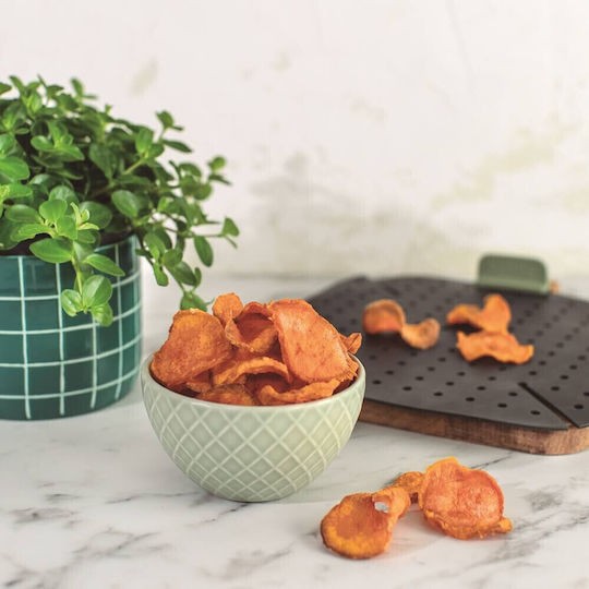 Βάση Ψήσιμο Φριτέζα Ζεστό Αέρα Lekue 1010156 22x22 Cm 20/+220°c Σιλικόνη Γκρι