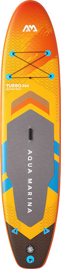 Aqua Marina AMgo Turbo 366 + BlueDrive S Inflatable SUP Board / Kayak with Length 3.66m Orange