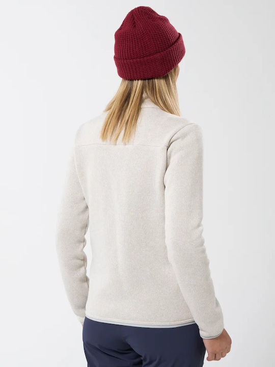 Women's Cardigan with Zipper Pink