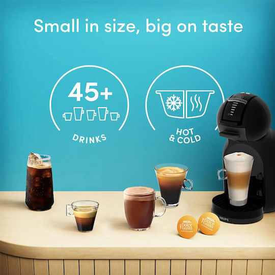 Krups Mini Me Capsule Coffee Machine for Dolce Gusto 15 Bar Pressure Black