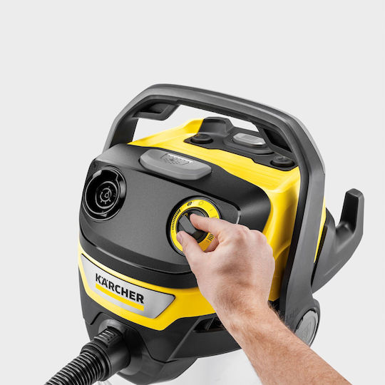 Karcher WD 5 Control S 25/5/22 Nass-Trocken Staubsauger 1200W mit Edelstahl Behälter 25lt