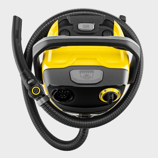 Karcher WD 5 Control S 25/5/22 Nass-Trocken Staubsauger 1200W mit Edelstahl Behälter 25lt