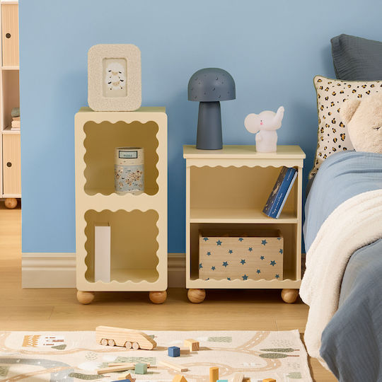 A-s Bouli Floor Bookcase Wooden Beige 31x30x64cm