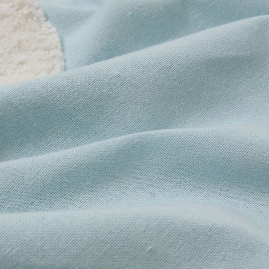 Kinder Vorhang Verdunkelung A-s Tufy mit Grommet Hellblau 140x260cm