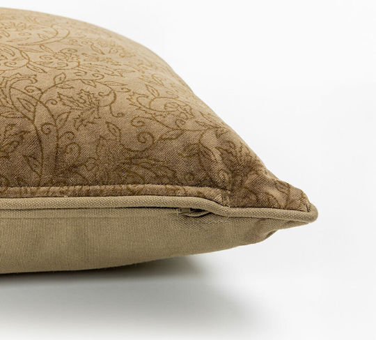 InTheBox Μαξιλάρι Καναπέ Homburg B από Βελούδο Χρυσό 50x50εκ.