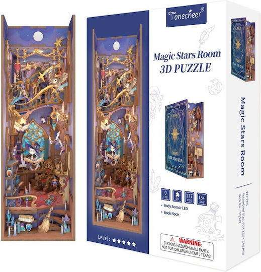 Tonecheer Παιχνίδι Κατασκευών Ξύλινo 3d Puzzle