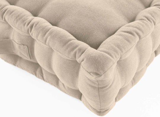 Atmosphera Sofa-Kissen Twily Douceur D'intérieur Aus 100% Baumwolle Beiges 50x50cm