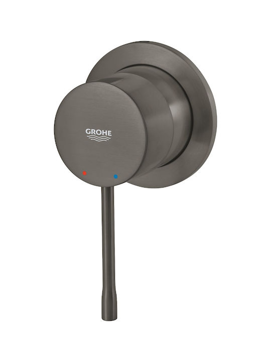 Grohe Essence Built-in Mixer & Shower Head Set for Shower 1 Outlet Gray