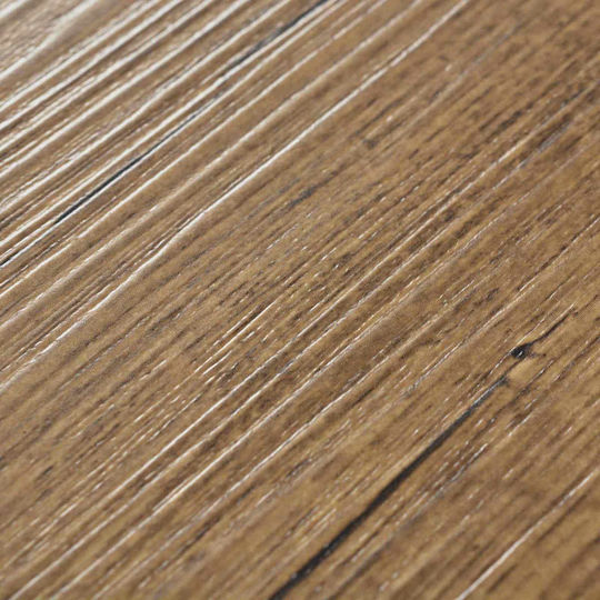 vidaXL Set Plastic Floor PVC with 18 Tiles 2mm M122.8xP23.8cm Brown