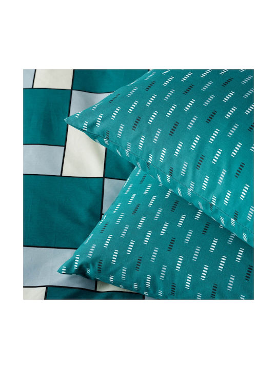 Kentia Versus Cubi Pillowcase Set with Envelope Cover 07a 50x70cm.