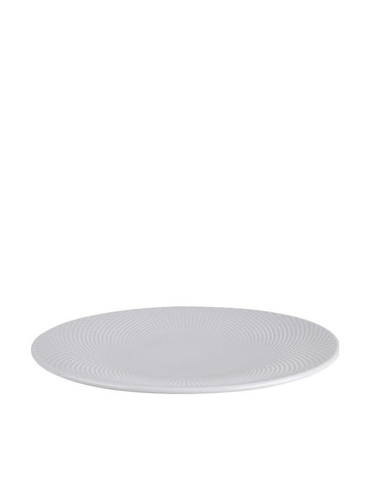 Kutahya Porselen Panio Shallow Plate From White Porcelain 28cm 6 Pieces