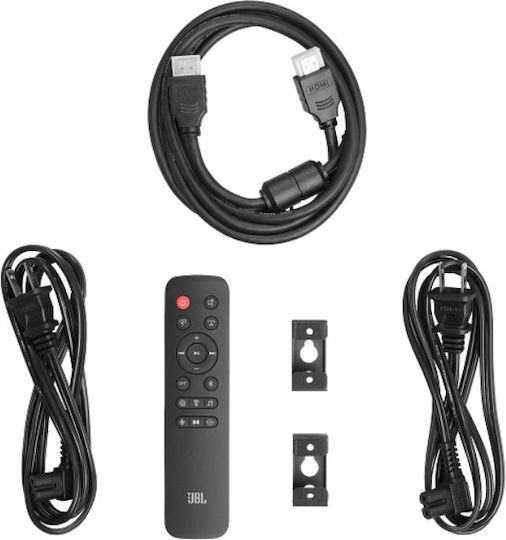 JBL Cinema SB595 Soundbar 3.1.2 Bluetooth and HDMI 440W with Wireless Subwoofer and Remote Control Black