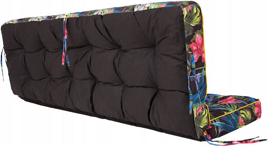 Multicolour Garden Chair Cushion with Backrest