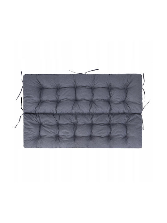 Garden Sofa Cushion with Backrest Gray