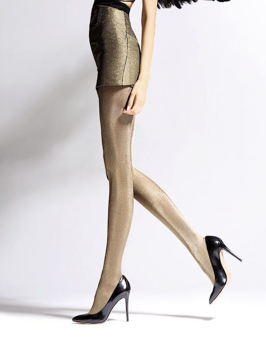 Rouxaki Opaque Women's Pantyhose 50 Den Gold