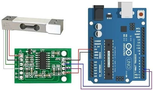Weight Sensor Yzc-131 5kg Load Cell Arduino