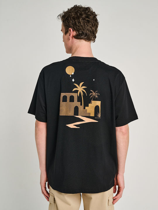 T-shirt Μαυρο