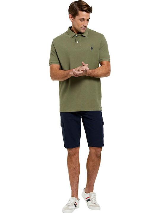 King Polo Short Sleeve Blouse Khaki