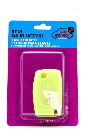 Carsafety Силиконов Калъф За Ключ За Цитроен Berlingo C1 C2 C3 C4